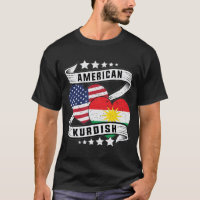 Amerikaans en Koerdisch shirt