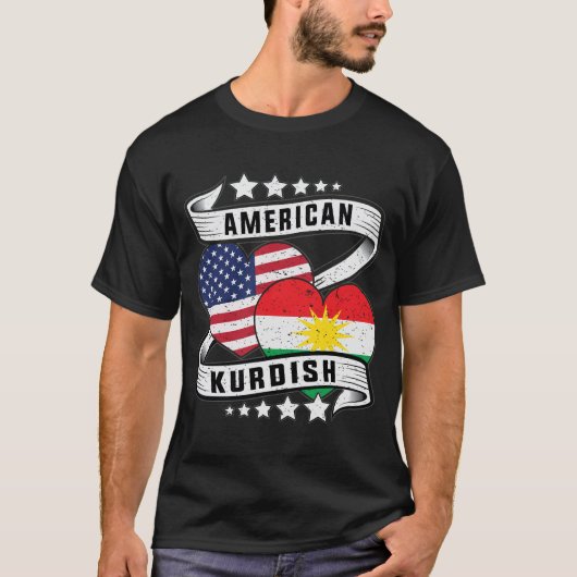 Amerikaans en Koerdisch shirt (Voorkant)