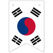 Amerikaans en Koreaans huwelijksfeest Vlaggetjes (Tweede vlag)