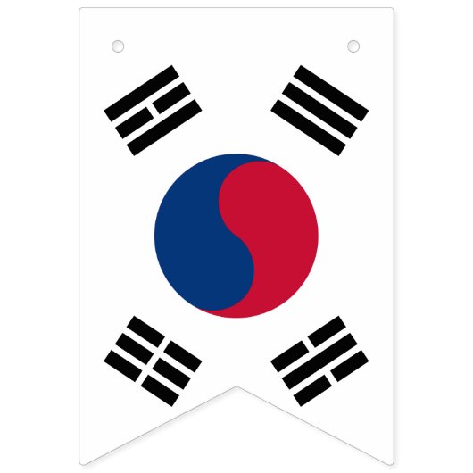 Amerikaans en Koreaans huwelijksfeest Vlaggetjes (Tweede vlag)