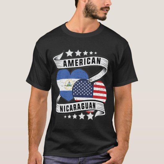 Amerikaans en Nicaraguaans shirt (Voorkant)