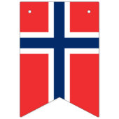 Amerikaans en Noors internationaal huwelijksfeest Vlaggetjes (Tweede vlag)