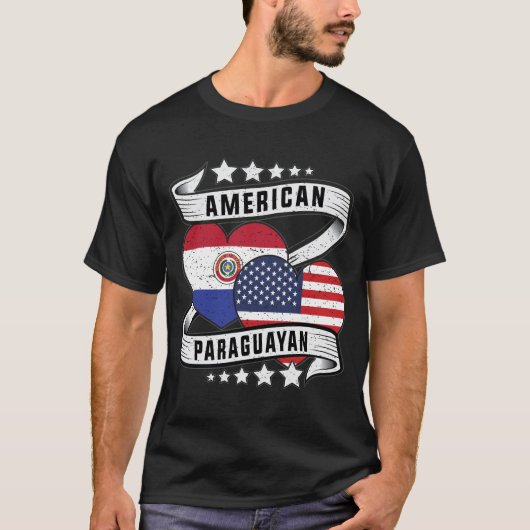 Amerikaans en Paraguayaans shirt (Voorkant)