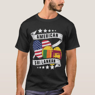 Amerikaans en Sri Lankaans shirt