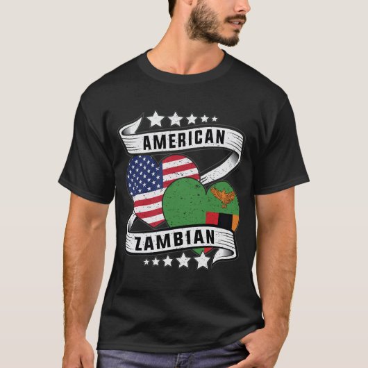 Amerikaans en Zambiaans shirt (Voorkant)