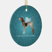 Amerikaans Engeland, engel, gedenkteken Keramisch Ornament (Rechts)