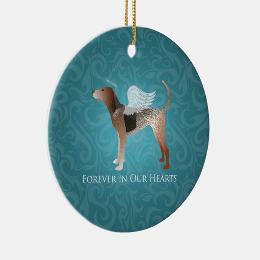 Amerikaans Engeland, engel, gedenkteken Keramisch Ornament (Rechts)