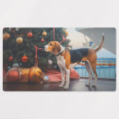 Amerikaans Engels Foxhound Christmas Cruise Vakant Labels (Design 2)