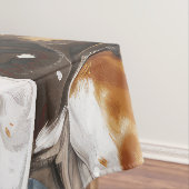 Amerikaans Engels Foxhound Dog Winter Christmas Jo Tafelkleed (Voorbeeld)