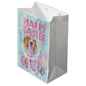 Amerikaans Engels Foxhound Happy Easter Medium Cadeauzakje (Voorkant Gekanteld)