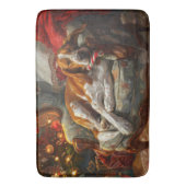 Amerikaans Engels Foxhound Hondenkerstfeest Badmat (Voorkant Verticaal)