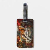 Amerikaans Engels Foxhound Hondenkerstfeest Bagagelabel