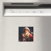 Amerikaans Engels Foxhound Kerstman Kerstmis Magneet (Insitu (Vaatwasser))