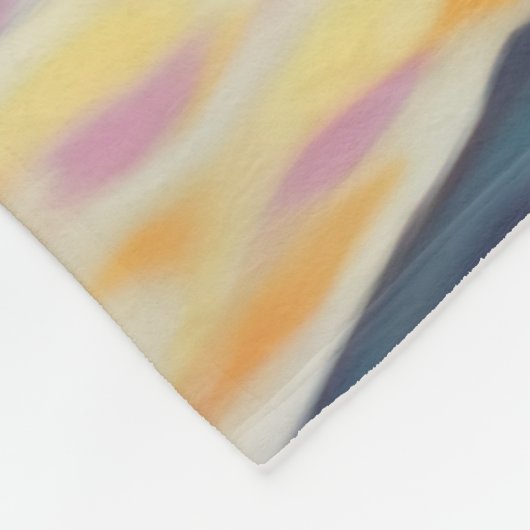 Amerikaans Engels Foxhound on Beach, zomercadeau Fleece Deken (Hoek)