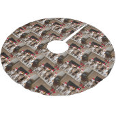 Amerikaans Engels Foxhound open haard Kerstmis Kerstboom Rok (Gekanteld)