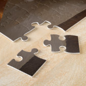 Amerikaans Engels Foxhound open haard Kerstmis Legpuzzel (Zijkant)