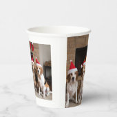 Amerikaans Engels Foxhound open haard Kerstmis Papieren Bekers (Rechts)