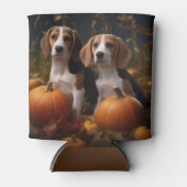Amerikaans Engels Foxhound Puppy Herfst Delight Blikjeskoeler (Voorkant)