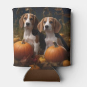 Amerikaans Engels Foxhound Puppy Herfst Delight Blikjeskoeler (Achterkant)