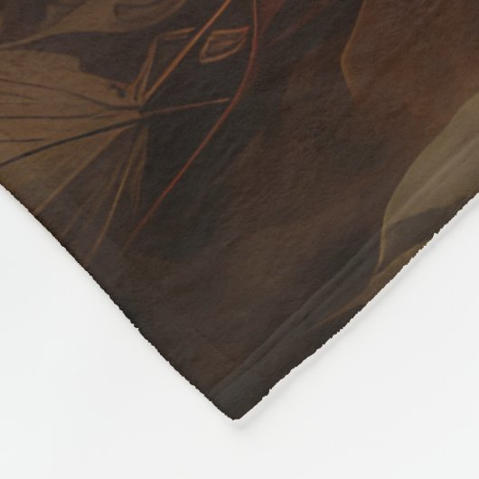 Amerikaans Engels Foxhound Puppy Herfst Delight Fleece Deken (Hoek)