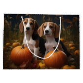 Amerikaans Engels Foxhound Puppy Herfst Delight Groot Cadeauzakje (Achterkant)