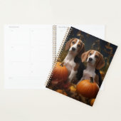 Amerikaans Engels Foxhound Puppy Herfst Delight Planner (Display)