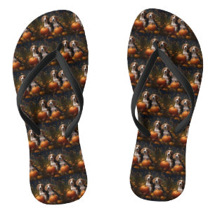 Amerikaans Engels Foxhound Puppy Herfst Delight Teenslippers
