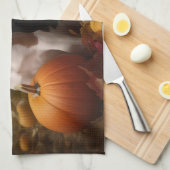 Amerikaans Engels Foxhound Puppy Herfst Delight Theedoek (Quarter Fold)