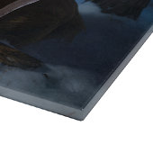 Amerikaans Engels Foxhound Snowy Sleigh Kerstmis Snijplank (Hoek)