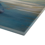 Amerikaans Engels Foxhound Strand Surfen Schilderi Snijplank (Hoek)