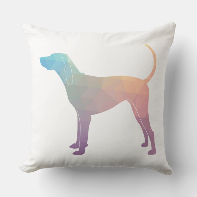 Amerikaans Engels Geometric Silhouette Kussen (Voorkant)