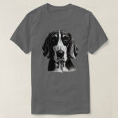 Amerikaans-Engelse Coonhound Dog T-shirt (Design voorkant)