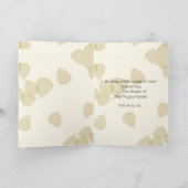 Amerikaans-Engelse Coonhound met Tan Bladeren Kaart (Binnen)