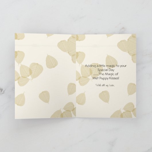 Amerikaans-Engelse Coonhound met Tan Bladeren Kaart (Binnen)