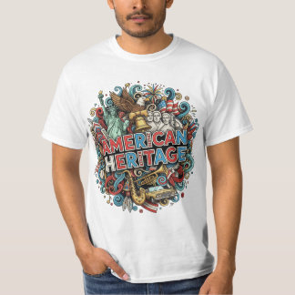 Amerikaans erfgoed t-shirt