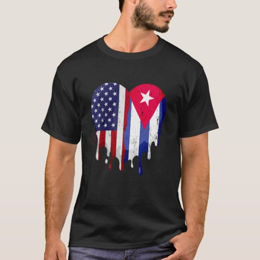 Amerikaans erfgoed van Cubaans schiereiland, maand T-shirt (Voorkant)