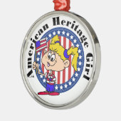 Amerikaans erfgoedpatriottisch metalen ornament (Links)