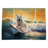 Amerikaans Eskimo Beach Surfen Schilderij Groot Cadeauzakje (Voorkant)