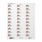 Amerikaans Eskimo Dog Pirate Label (Full Sheet)