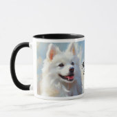Amerikaans Eskimo Dog Portret Mok (Links)