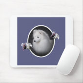 Amerikaans Eskimo  Face Muismat (Met muis)