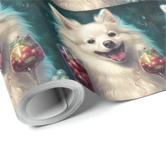 Amerikaans Eskimo Nieuwjaar Cadeaupapier (Rol Hoek)