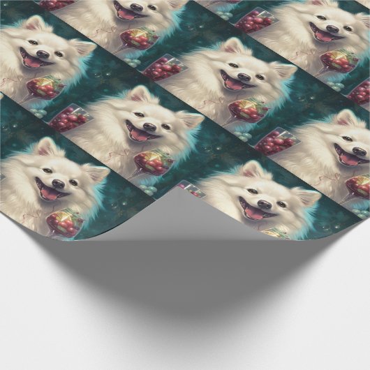 Amerikaans Eskimo Nieuwjaar Cadeaupapier (Hoek)