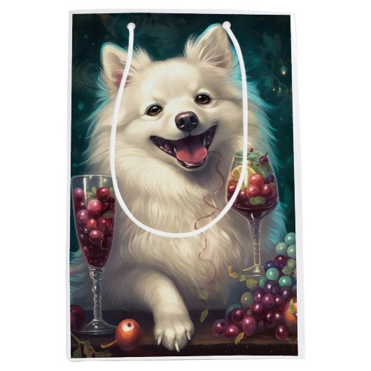 Amerikaans Eskimo Nieuwjaar Medium Cadeauzakje (Voorkant)