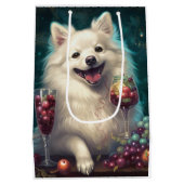 Amerikaans Eskimo Nieuwjaar Medium Cadeauzakje (Achterkant)