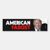 Amerikaans fascist bumpersticker (Voorkant)