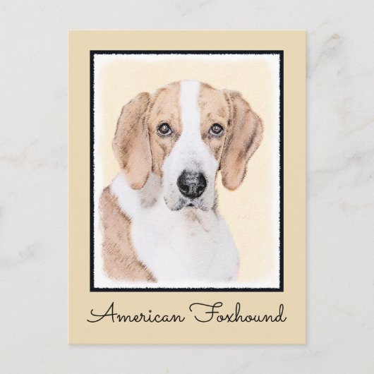Amerikaans filtreerschilderij - Kute Original Dog Briefkaart (Voorkant)