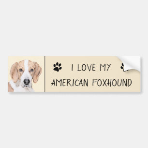 Amerikaans filtreerschilderij - Kute Original Dog Bumpersticker