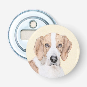 Amerikaans filtreerschilderij - Kute Original Dog  Button Flesopener