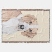 Amerikaans filtreerschilderij - Kute Original Dog  Deken (Voorkant)